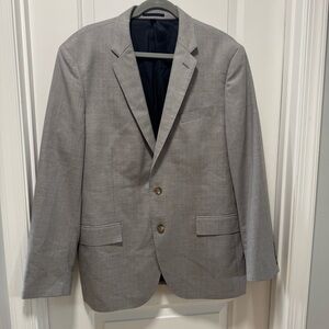J.Crew Ludlow Blazer‎ size 44R Grey Loro Piana Wool Super 120’s Wool
